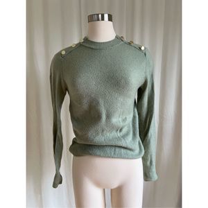 H&M Women's Ribbed Long Sleeve Pullover Fine Knit Jumper Cardigan Size S